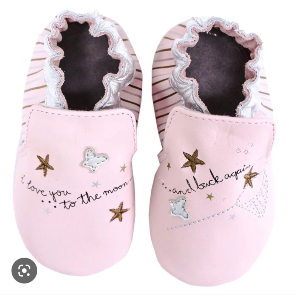 Robeez soft sole baby shoes 6-12 months